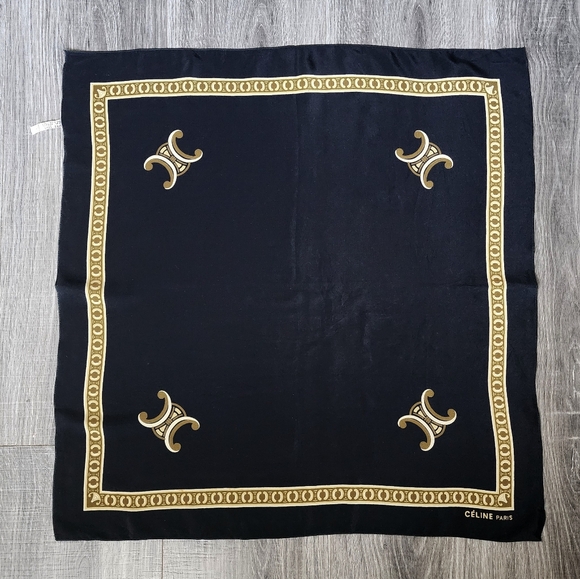 Celine Vintage Silk Bandana - Picture 6 of 15